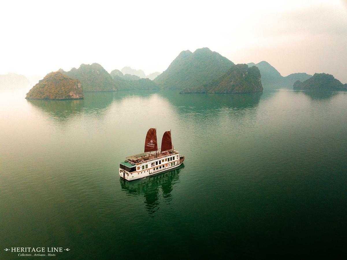 Heritage Line Violet Cruise - Halong Bay & Lan Ha Bay Hạ Long Exterior foto